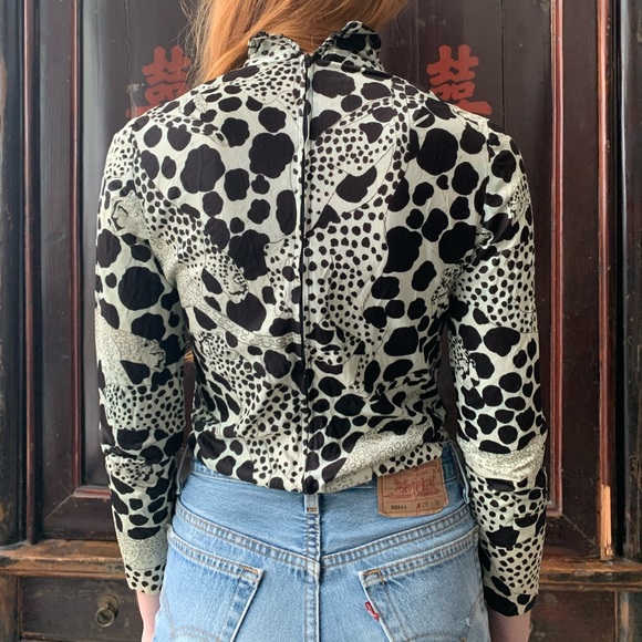 Vintage Leopard print top - Picture 2 of 5
